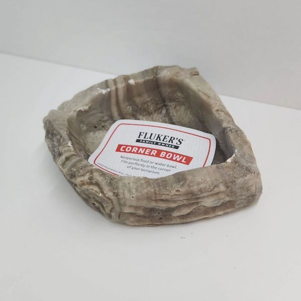 Кутова мисочка Flukers S для ящірок L24-140 фото